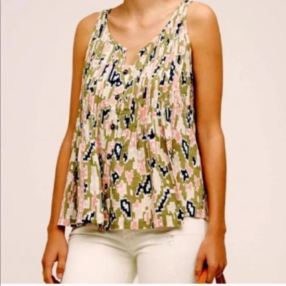 Anthropologie Saona Swing Tank moss, 6